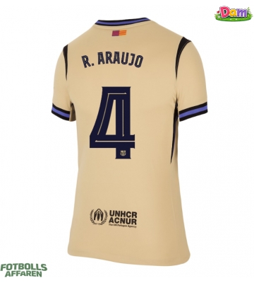 Barcelona Ronald Araujo #4 Bortatröja Kvinnor 2025-26 Kortärmad
